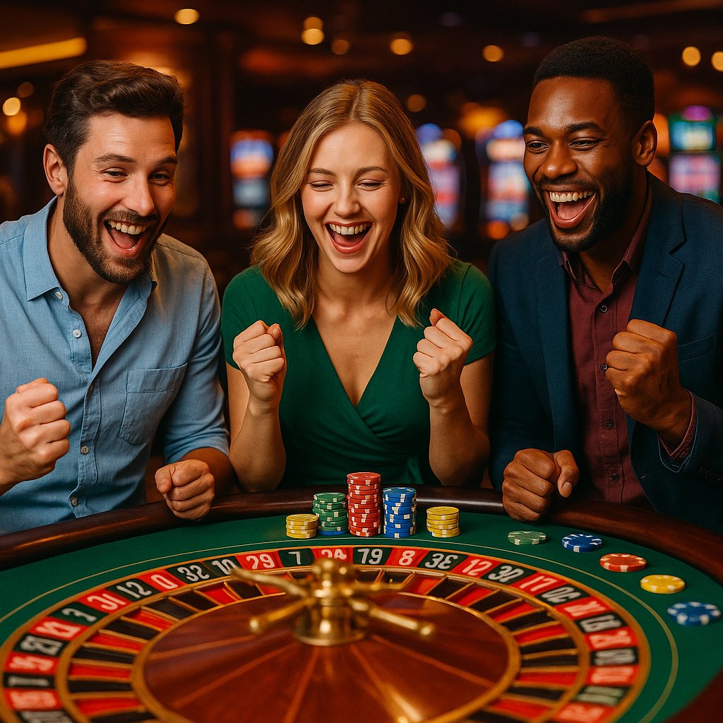 Studio live dealer duit 123 dengan meja roulette profesional dan kamera HD